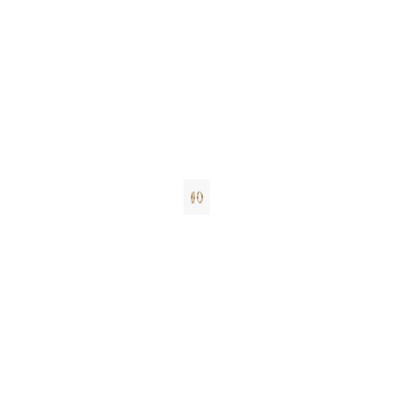 Create an instantly iconic look with the Pandora Moments Small Charm Hoop Earrings. These 14k gold-plated earrings feature Pandora's famous snake chain pattern. These small hoop earrings have a diameter of 18 mm, compared to the existing 25 mm style, and 