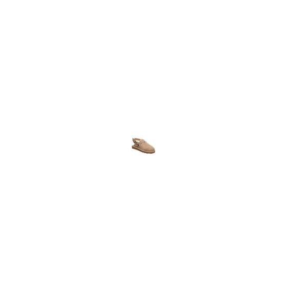 Meet Lexi - cozy, charming, and effortlessly chic.With her cow suede upper, sweet charm details, and plush sherpa fleece inside and out, Lexi wraps your feet in warmth and style. Wear the adjustable heel strap up for a snug fit or fold it down for that ea