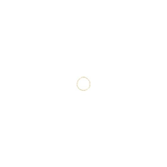 Large Paperclip Chain Bracelet, 18k Yellow Gold, Length: 7