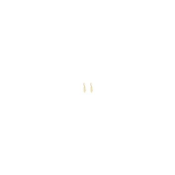 Elevate your style with these 14K Yellow Gold Dashing Diamonds Petite Oval 3D Earrings, designed to add subtle depth and sparkle to any look. Featuring 0.40 carats of shimmering diamonds set in warm 14K gold (1.58 grams), the 3D oval shape creates a refin