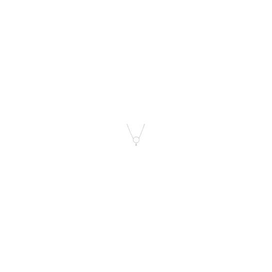 Illuminate your everyday style with this 14K White Gold Dashing Diamond Circle Necklace, a timeless symbol of unity, elegance, and effortless shine. Set with 0.08 carats of sparkling diamonds and crafted in 2.50 grams of white 14K gold, the sleek open-cir