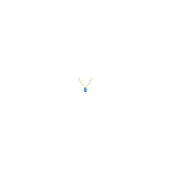 This stunning piece showcases a vibrant 10x7mm pear-shaped Blue Topaz, cradled in warm, glowing 14K yellow gold. A contemporary paperclip chain adds a stylish, on-trend touch-perfect for wearing solo or layering with your favorite pieces. Lightweight yet 