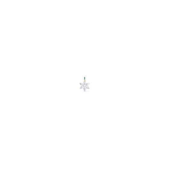 Our much-loved tradition of Annual Edition Ornaments continues in 2024 with this beautiful snowflake creation. Finely crafted with 133 facets, the clear design offers a fresh interpretation of the classic festive motif. Hanging on a green ribbon, the geom