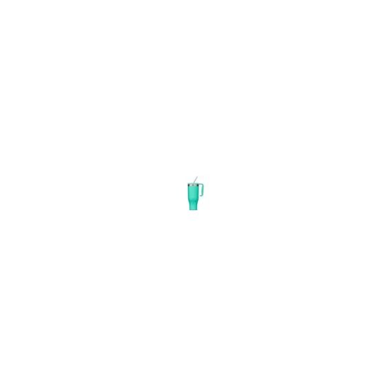 Meet our 40oz Tumbler  the superhero of hydration!Features:Mega Capacity: Holds a whopping 40oz of your favorite drinks.Soft Touch Handle:  Ceramic Taste Armor: Protects your taste buds from any weird aftertastes. Straw-tastic: Comes with a soft straw, ma