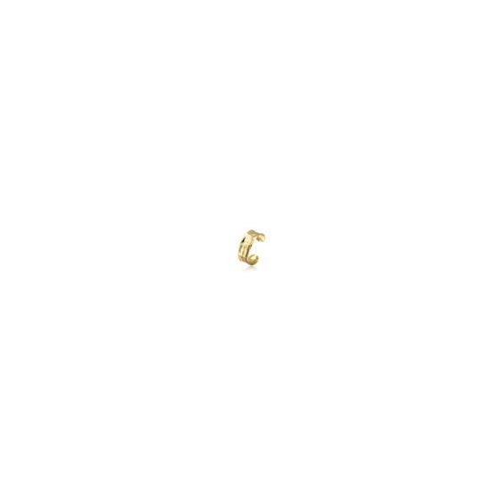 14k Gold Plated Hammered Finish Bangle Bracelet Cuff. A hammered finish lends a modern style to this 14k gold plated open bangle bracelet cuff. The brightly polished shine brings out the beauty and dimension of the detail on the exterior, making it eye-ca