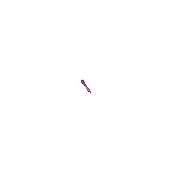 Detangle dry and style in one step. 136 Flexalite bristles painlessly remove knots as you dry and style for a salon blowout at home. Stream of negative ions neutralizes frizz and flyaways eliminates static and boosts shine. Use the handle as a dryer witho