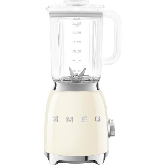 Pre-set programs: 4 (Smoothie, Green Smoothie, Ice-Crush, Auto-clean)Control: Buttons and control knob Material: Plastic Safety engine block Max spin: 18000 rpm Motor with Smooth Start function Min spin: 9000 rpm Blade group material: Stainless steel Blad
