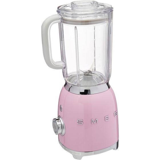 Pre-set programs: 4 (Smoothie, Green Smoothie, Ice-Crush, Auto-clean)Control: Buttons and control knob Material: Plastic Safety engine block Max spin: 18000 rpm Motor with Smooth Start function Min spin: 9000 rpm Blade group material: Stainless steel Blad