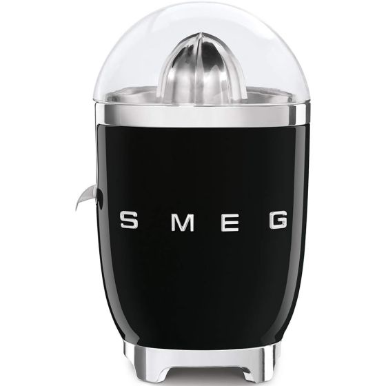 Smeg kitchen appliances offer retro Italian style carried on from its founding in 1948. Make fresh juice for breakfast meals and more. Retro-style with die-cast aluminum body and polished chrome finish. Filter and spout made of durable stainless steel. Ju