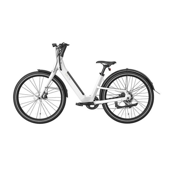 Classics never die, but they could always use an upgrade. Enjoy the timeless style of the city bike, but with a smart tech twist. Introducing the OKAI Stride EB40 smart e-bike. This easy step-thru E-bike is made for commuting, running errands, or just cru