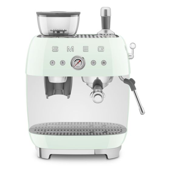 Thanks to the built-in coffee grinder, the true coffee flavor from freshly ground coffee beans. 
Coffee machine ready to use in few seconds and steam always ready. 
Espresso coffee machine designed for perfect delivery of true Italian espresso, with funct