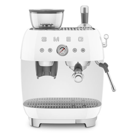 Thanks to the built-in coffee grinder, the true coffee flavor from freshly ground coffee beans. 
Coffee machine ready to use in few seconds and steam always ready. 
Espresso coffee machine designed for perfect delivery of true Italian espresso, with funct
