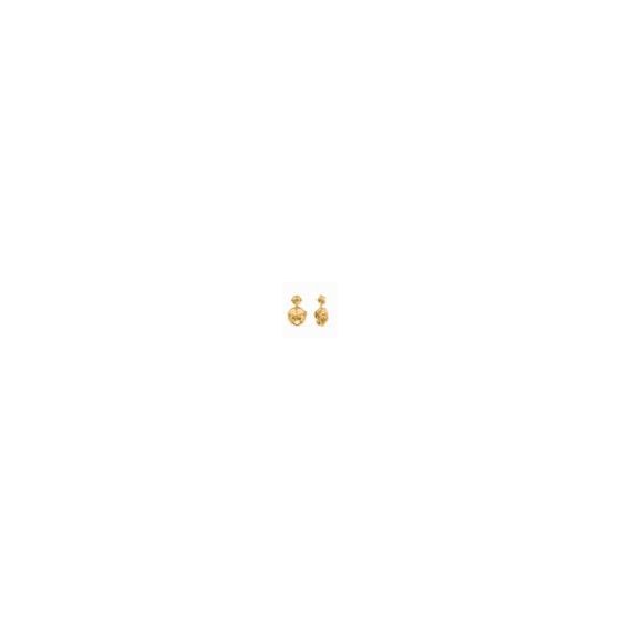 A tribute to nature's beauty, the Julie Vos Bloom Statement Earrings feature a sculpted floral design with romantic golden blossoms. Each earring is adorned with a petite companion flower, adding movement and elegance. Crafted in 24k gold plating, these d