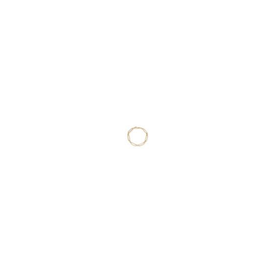 Add effortless edge to your stack with this 14k yellow gold plated sterling silver chunky link bracelet. Featuring a mix of polished and textured elongated links, this 7.5
