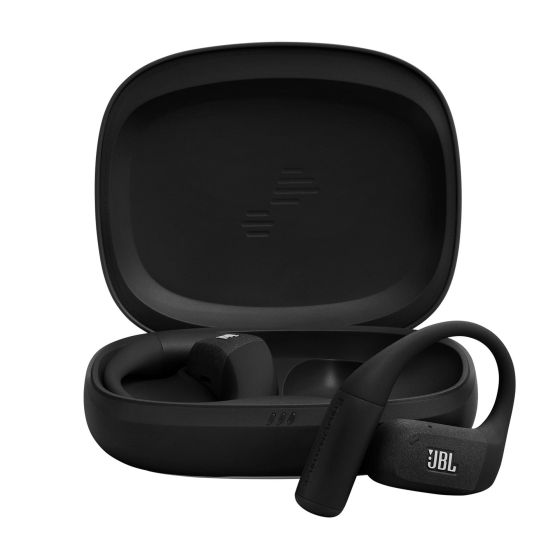 JBL OpenSound technology support buds-free design with 18x11mm dynamic drivers. High-grade liquid silicone earhook and adaptable memory wire for secure fit. IP68 Water and dustproof against sweat rain salt water and sand. 4 Mics for crisp clear calls and 