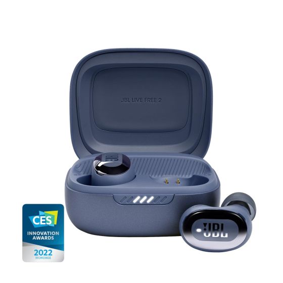 JBL Signature Sound. True Adaptive Noise Cancelling. Smart Ambient. Up to 7 hours of playtime on a single charge - additional 28 hours with charging case. Six Beamforming mics reduce wind and noise interference. VoiceAware - choose mic input routed back i