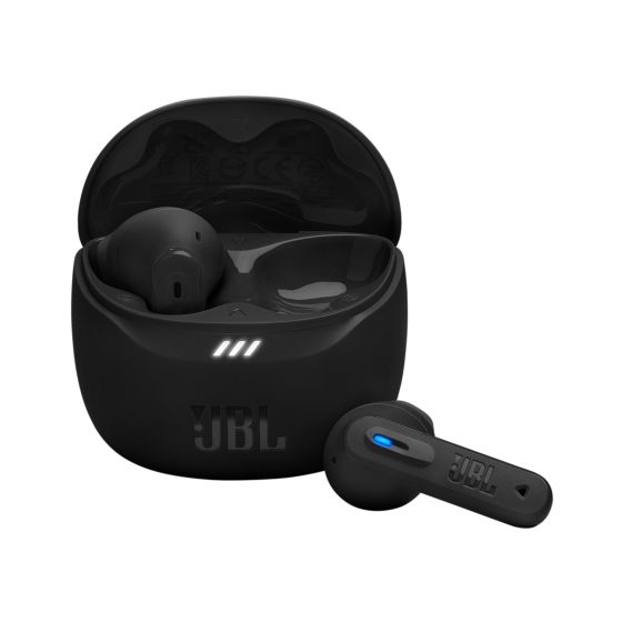 JBL Pure Bass Sound with Spatial Sound. Adaptive noise cancelling with Smart Ambient. 6 Mics for perfect calls and customized call experience. Personi-Fi 3.0 - Shape audio to match your personal listening profile. 2 Ear tip sound modes. Up to 12 hour so p