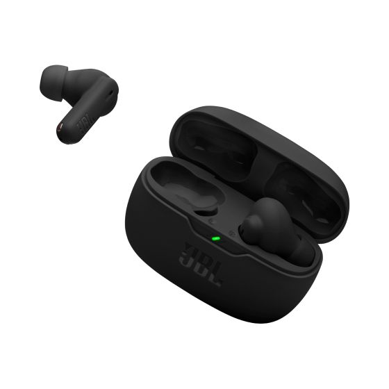 JBL Pure Bass Sound. Active Noise Cancelling with Smart Ambient. 4 Mics for crisp clear calls. IP54 Water and dust resistant. JBL Headphones app. Up to 10 hours of playtime + 30 hours with charging case (ANC off). Multi-point connection - pair with two Bl