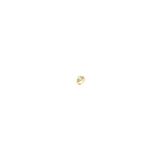 PARIKHS Cubic Zircon Oval Bar Ring in Yellow Gold over 925 Sterling Silver skillfully made to highlight its brilliant finish. Ideal for anniversary ring, also suited to Thanksgiving. Best Seller and.