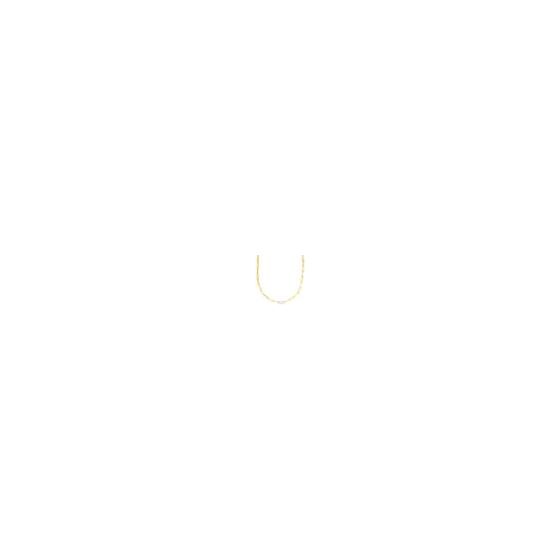 Diamond paperclip necklace, meticulously handcrafted by our Italian artisans. .32twt round diamonds set in 14k yellow gold with rhodium for a big, bright flash of sparkle. 17