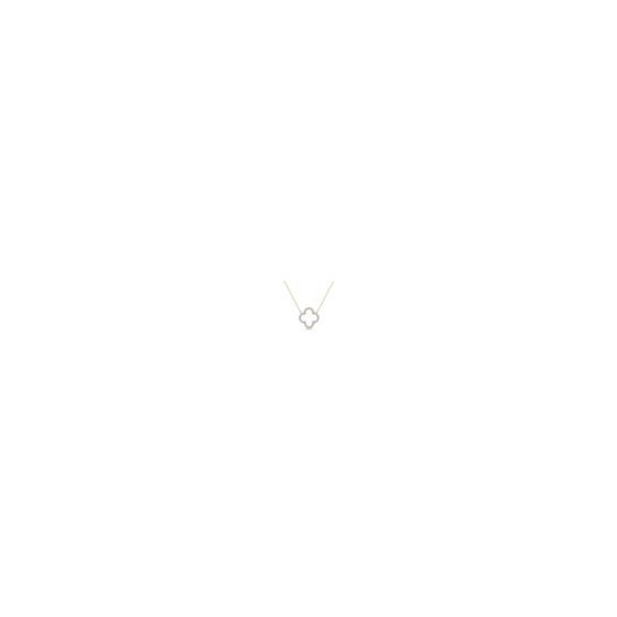 An iconic representation of faith, hope, love and luck, this 14k yellow gold vermeil (14k yellow gold over solid sterling silver) four-leaf open clover pendant is a thoughtful piece of jewelry for any occasion. This 18