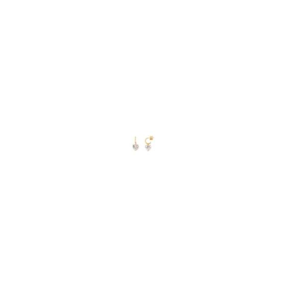 Huggies you'll totally heart: style with gems that will sparkle when they catch the light. These earrings will shine as bright as you!