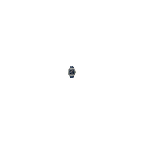 Built to command attention, Kenneth Cole New York's Arlington chronograph makes a bold statement with its square stainless-steel case and industrial screwed topring. The gunmetal plating on the case, crown, and pushers amplifies its sleek, urban edge. A d