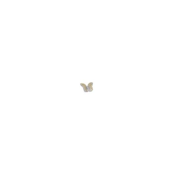 Make a bold statement with our flawlessly sparkling butterfly shaped ring, adorned with pastel color gems. A must have for any admirer of art and fine jewelry. Main Stone: Canary Yellow Crystalline Total Gem Weight: 8.50 Carats Metal Type: Sterling Silver