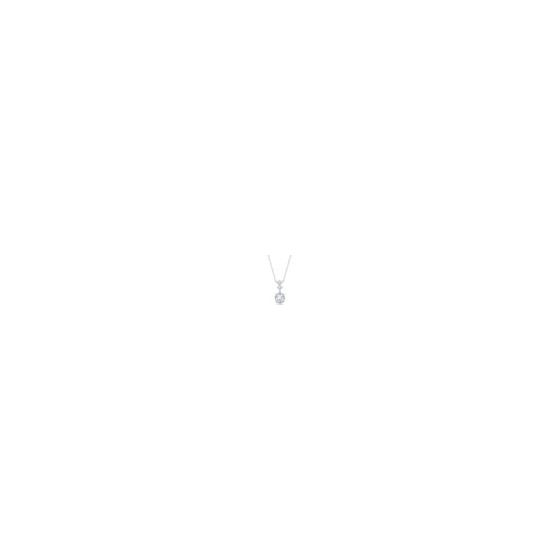 Dress to impress at your next formal event with this Sterling Silver & Cubic Zirconia Chain Necklace. This 18