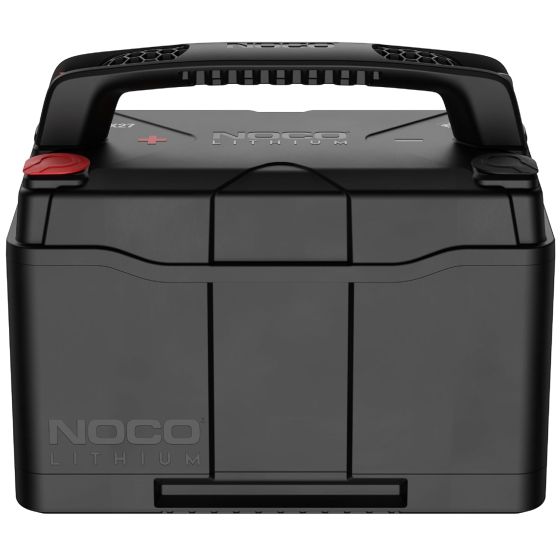 Introducing the all-new NOCO Lithium NLX27 12V Lithium-Ion LiFePO4 Dual-Purpose Battery, a Group 27 battery, rated at 100Ah (1280Wh) with 1400-amps of starting power. It's better than lead-acid in almost every way. No sulfation, lighter in weight, higher 