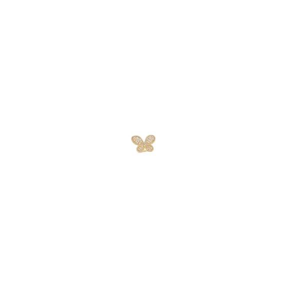 Make an unforgettable statement with this 18k gold finished butterfly ring, featuring 3.5 carats of diamond crystalline in a bold, sculpted silhouette. A true showstopper! Stone Type: Diamond Crystalline Total Gem Weight: 3.50tcw Butterfly Size: 1.5 Inche