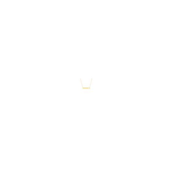 The classic bar necklace always looks chic. Featuring a small heart cutout, this bar necklace has a graceful feel and is engravable. 14kt Yellow Gold Bar Necklace with Heart Cutout is perfect for everyday.