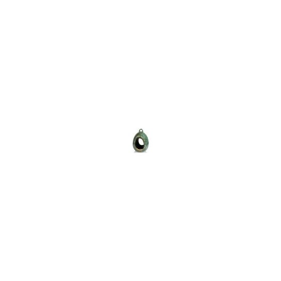The Egg Fly-Through Feeder has an open design that offers great visibility for the birds and for you!  High-fired stoneware and colorful glazes provide attractive durability.   Easy to hang. The deep interior is easy to fill, easy to clean and includes dr