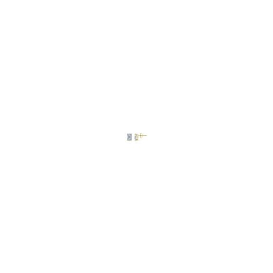 Exude elegance and timeless charm with these 1.50 ct Emerald lab-grown diamond Four-prong solitaire stud earrings, set in luxurious 14K yellow gold. Two Emerald diamonds are hand set and matched on these exquisite and with push back posts. The earrings co