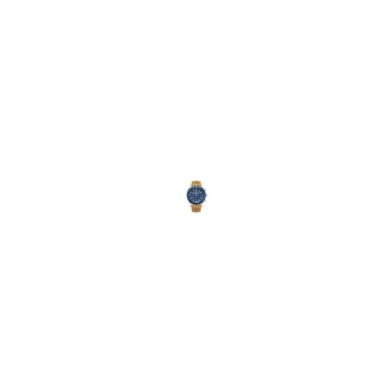 Bold, rugged, and undeniably stylish, this Timberland multifunction watch demands attention with its 46mm stainless steel case and blue PVD-plate finished bezel. The hour markers and layered matte navy blue dial create a refined look, while the pop of red