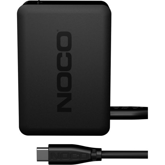 The U65 65-Watt USB-C Charger is designed for recharging NOCO Boost X Lithium Jump Starters. Engineered to safely and efficiently recharge GBX45, GBX55, GBX75 and GBX155 up to five times faster than traditional USB wall or car chargers.