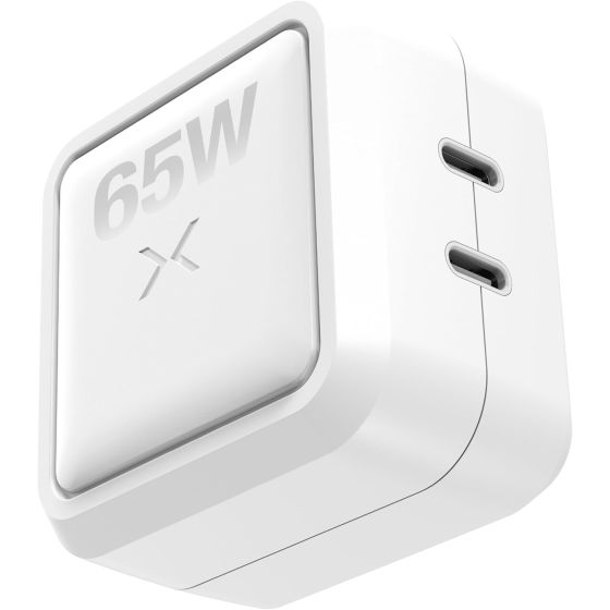 A sleek, 2-port charger that delivers fast charging to all devices with intelligent power sharing, ensuring a safe and reliable charging experience - your all-in-one charging solution.