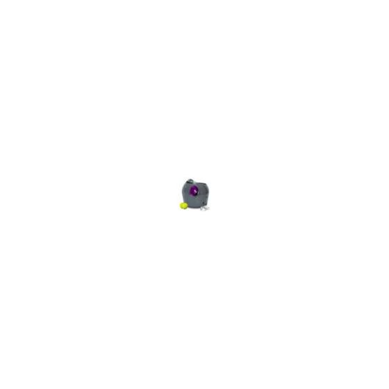 Easy to play fetch with the Automatic Ball Launcher. Water-resistant launcher for indoor and outdoor. 9-Distance settings. 6-Angle settings (up to 45-degrees). Launches standard tennis balls between 8ft to 30ft. Built-in safety sensors keep people and pet