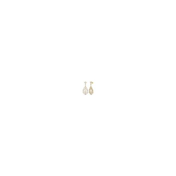 Exude timeless glamour with the Kathy Hilton Holiday Retro Glamour Chandelier Earrings, featuring 4 carats of radiant Diamond Crystalline stones. These 2.5-inch chandelier earrings are crafted from sterling silver, adding a vintage inspired touch to any e