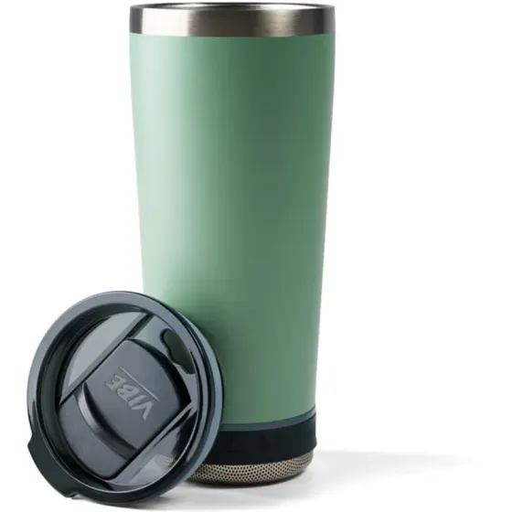 VIBE 18 oz Tumbler - Choice of 1 BASE:SoloSpeaker Powerbank Beacon-Seafoam