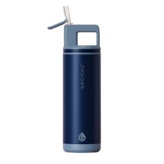 GROSCHE ALPINE Flip n' Sip 20 oz Stainless Steel vacuum insulated flask - Mountain Blue