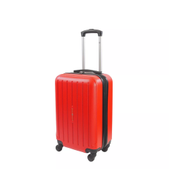 FUL Pure 21 Inch Carry-On Rolling Suitcase, Red