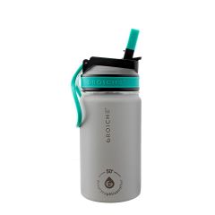 Lil Chill Kids SS Insulated Sip Flask - Grey, 12 oz