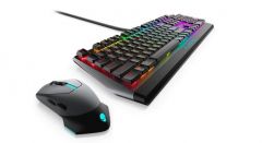 ALIENWARE MECHANICAL BACKLIT GAMING KEYBOARD & WIRED GAMING MOUSE - AW510K & AW610M