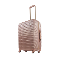 Ful Geo 26" Hardside Spinner Luggage Rose Gold