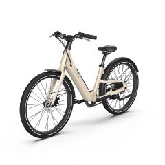 OKAI - Stride Electric Bike w/ 40 Miles Max Operating Range and 25 mph Max Speed-Desert Sand