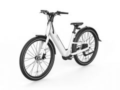 OKAI - Stride Electric Bike w/ 40 Miles Max Operating Range and 25 mph Max Speed-White