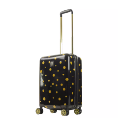 Ful Impulse Mixed Dots Hardside Spinner 22" Luggage, Black