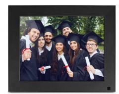 9" WIFI Digital Photo Frame w/ Touchscreen IPS Display & 16 GB Memory & Auto Rotation