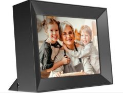 8" WIFI Digital Photo Frame w/ Touchscreen IPS Display & 16 GB Memory & Auto Rotation